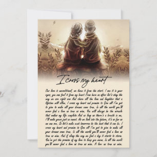 Tarjeta Festiva Regalos de pareja  Para mi compañero de alma cruzo