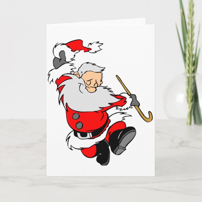 Tarjeta Festiva Regalos de Santa (Anverso)