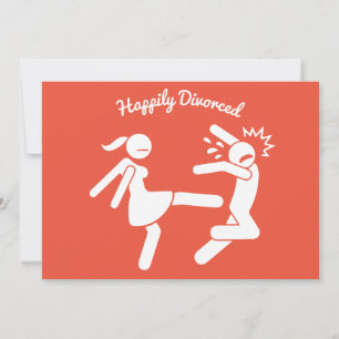 Tarjeta Festiva Regalos divertidos de simpatía por divorcio