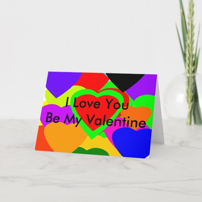 Tarjeta Festiva Regalos el día de San Valentín jGibney El MUSEO Za (Anverso)