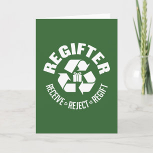 Tarjeta Festiva Registrador - recibir, rechazar, reregalar.