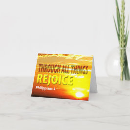 Tarjeta Festiva Regocijarse