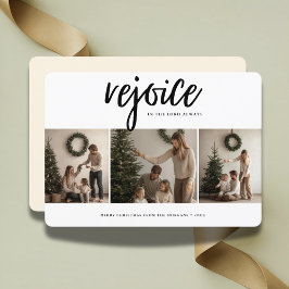 Tarjeta Festiva Regocijarse En El Señor Navidades Religiosos 3 Fot