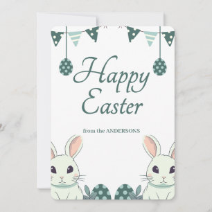 Tarjeta Festiva "Regocijarse y celebrar: Deseos de Pascua para ti"