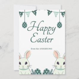 Tarjeta Festiva "Regocijarse y celebrar: Deseos de Pascua para ti"