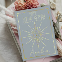 Regreso solar feliz