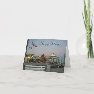 Tarjeta Festiva Rehoboth ártico, buenas fiestas, avenida de