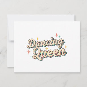 Tarjeta Festiva Reina del baile