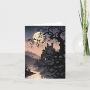 Tarjeta Festiva Reino Embrujado Halloween