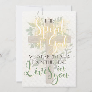 Tarjeta Festiva Religión cristiana, carta de pascua de las escritu