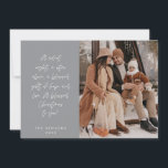 Tarjeta Festiva Religiosa, Feliz Navidad, Foto de la Familia Crist<br><div class="desc">Religiosos, cristianos, Navidades más graciosos, saludo de temporada, festividad más feliz, navidad feliz, temática gris. ( Una noche silenciosa, una estrella arriba, un bendito regalo de esperanza y amor. ¡Un Navidad bendito para ti! ) Celebra la temporada con esta tarjeta de foto familiar (impresa y/o digital, saludo enviado por correo...</div>