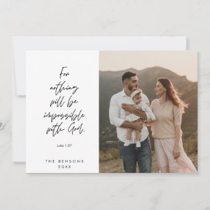 Tarjeta Festiva Religiosa, Feliz Navidad, Foto de la Familia Crist