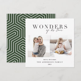 Tarjeta Festiva Religiosos modernos 2 Navidades de fotografía geom