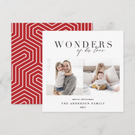 Tarjeta Festiva Religiosos modernos 2 Navidades de fotografía geom