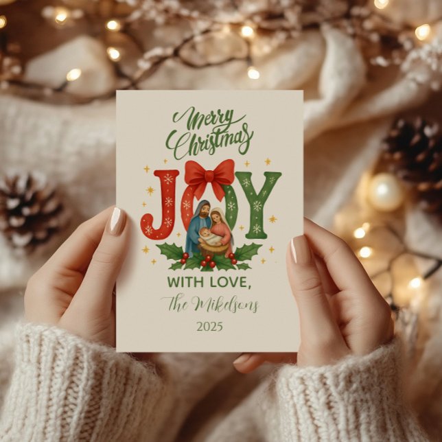 Tarjeta Festiva Religious Nativity Christmas (Subido por el creador)