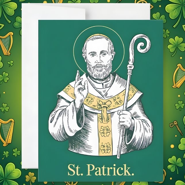 Tarjeta Festiva Religious St Patrick’s Day Card (Subido por el creador)