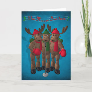 Tarjeta Festiva Reno caprichoso: Los hermanos de los alces