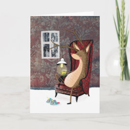 Tarjeta Festiva Reno elegante