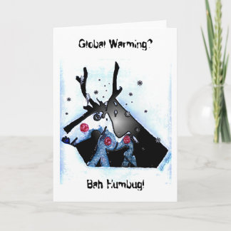Tarjeta Festiva Reno surrealista descarado
