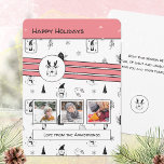 Tarjeta Festiva Renos escandinavos modernos<br><div class="desc">Esta encantadora tarjeta de vacaciones cuenta con un moderno diseño de renos inspirado en Escandinavia, perfecto para enviar cálidos deseos a amigos y familiares esta temporada. El elegante y limpio aspecto y las líneas sencillas son ideales para un trato único y contemporáneo. Personaliza fácilmente esta tarjeta con tus nombres, un...</div>