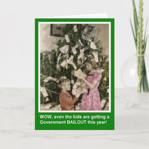 Tarjeta Festiva Rescate de navidades para niños