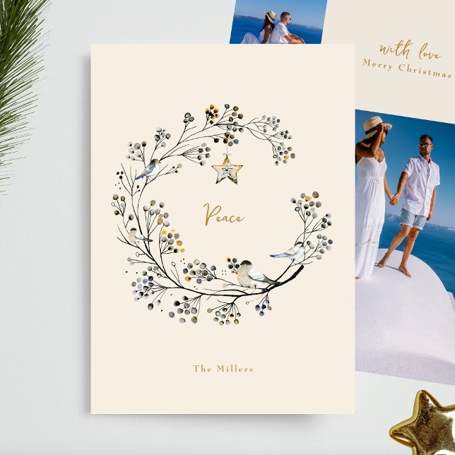 Tarjeta Festiva Reseña de año multifotográfico de la guerra de la  (Subido por el creador)