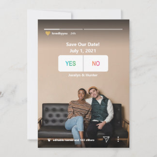 Tarjeta Festiva Reserva la fecha | Diversión única en redes social