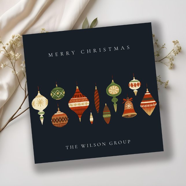 TARJETA FESTIVA RESERVAS EMPRESARIALES DE NAVIDADES VERDES NAVY (Subido por el creador)