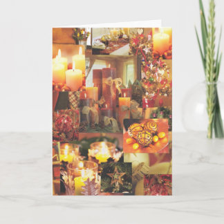 Tarjeta Festiva Resplandor del día de fiesta