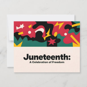 Tarjeta Festiva Resumen 11 de junio Celebración de la libertad de 