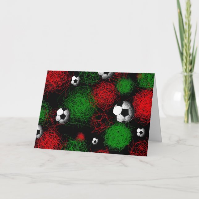Tarjeta Festiva Resumen de fútbol2 - Navidades/Tarjeta de vacacion (Anverso)
