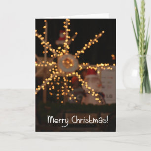 Tarjeta Festiva Resumen de la luz de los navidades