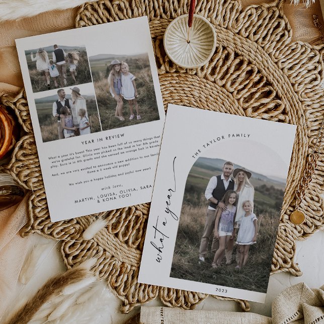 Tarjeta Festiva Resumen de un año fotográfico sobre el arte del Bo (Subido por el creador)