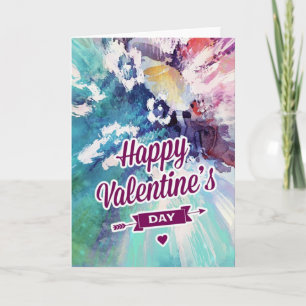 Tarjeta Festiva Resumen del Feliz Día de San Valentín