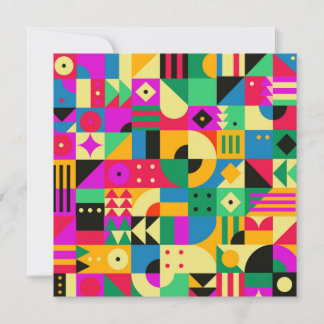 Tarjeta Festiva Resumen del Jardín Moderno