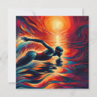 Resumen Pilar de arte nadador, Regalo de natación,