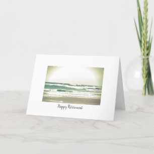 Tarjeta Festiva Retiro de fotografías de surf estilizadas de época