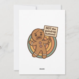 Tarjeta Festiva Retro Gingy Christmas Card – Cute Holiday Greeting