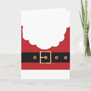 Tarjeta Festiva retro santa claus