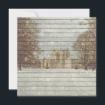 Tarjeta Festiva Retro | Vintage Snowy Winter Castle Scenery<br><div class="desc">Tarjeta de felicitación de Navidad retro / vintage. ¡Les deseo a todos Feliz Navidad y Feliz Año Nuevo!</div>
