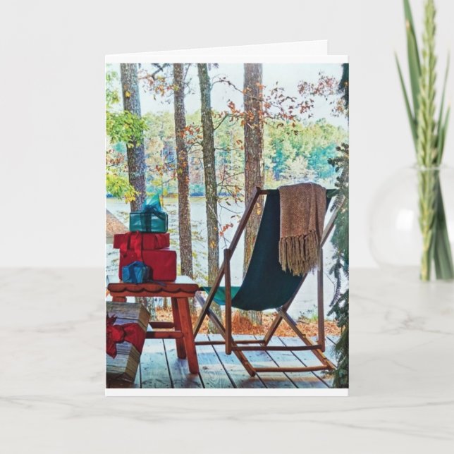 TARJETA FESTIVA **REUNIONES DE FESTIVIDAD DE LA CASA DE LAGO** A L (Anverso)