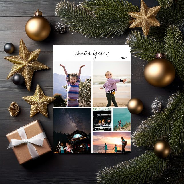 Tarjeta Festiva Revisión del año: Collage de fotos de 6º curso (Subido por el creador)