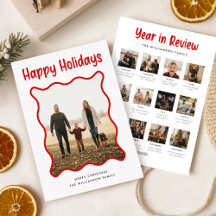 Revisión del año Collage de fotos de mascotas fami