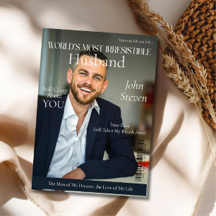 Tarjeta Festiva Revista El Marido Más Irresistible del Mundo