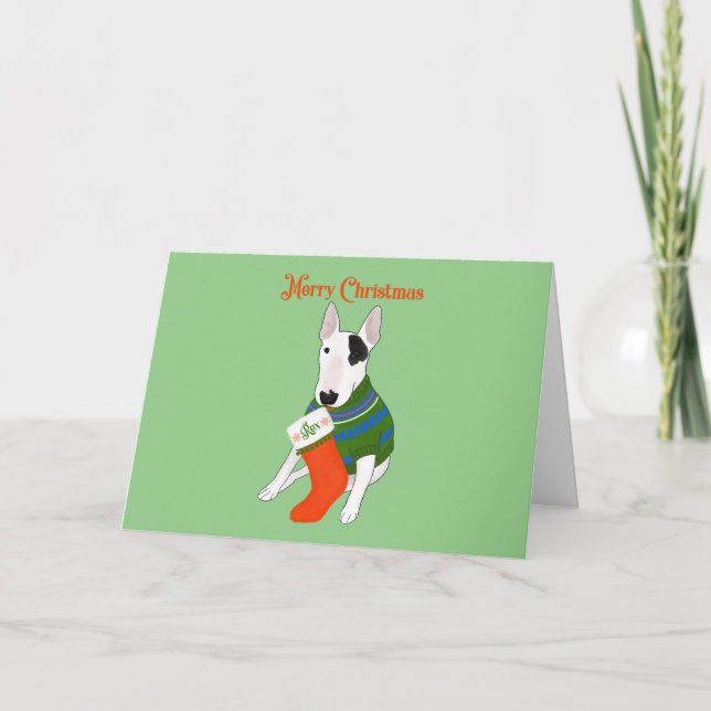 Tarjeta Festiva Rex Merry Christmas card (Anverso)