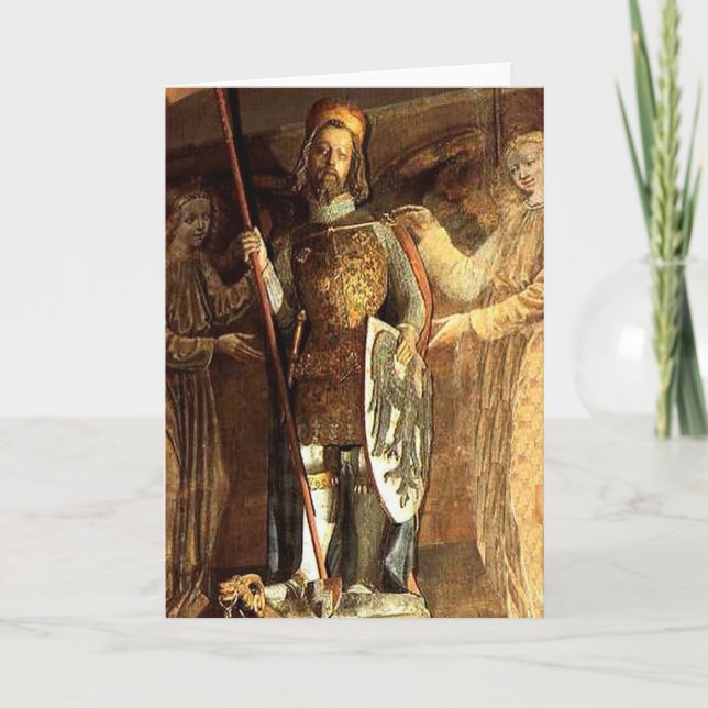 Tarjeta Festiva Rey Wenceslao Card (Anverso)