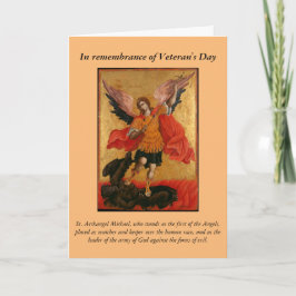 Tarjeta Festiva Rezo Ver 2 del día de veterano