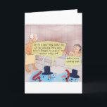 Tarjeta Festiva Rick London Comic Snowman Funny Gifts<br><div class="desc">Estás viendo un regalo, té, taza, funda de dispositivos móviles, bolsa ecológica, gorra, llavero u otro regalo de colección creado por Rick London de Google #1 clasificó a los Personalizados de Londons Times fuera de lo normal. Este artículo se titula "Vacaciones de Snowman". Cada artículo se produce a partir de...</div>