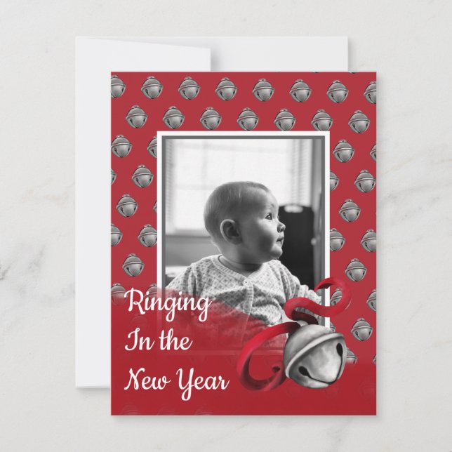 Tarjeta Festiva Ringing in the New Year Card (Anverso)