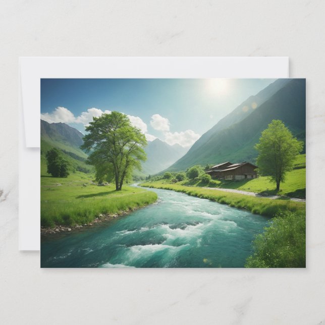 Tarjeta Festiva Río de la Serenidad (Anverso)